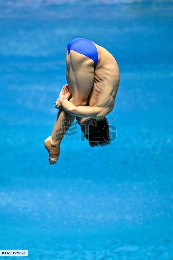 (SP)JAPAN-FUKUOKA-WORLD AQUATICS CHAMPIONSHIPS-DIVING-MEN-1M SPRINGBOARD