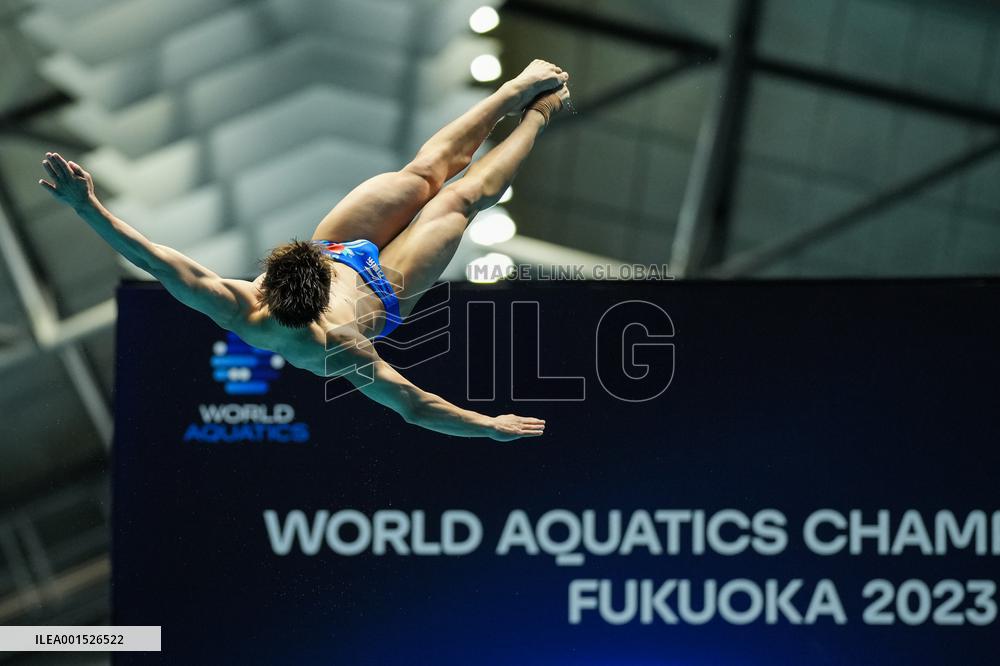 (SP)JAPAN-FUKUOKA-WORLD AQUATICS CHAMPIONSHIPS-DIVING-MEN-1M SPRINGBOARD