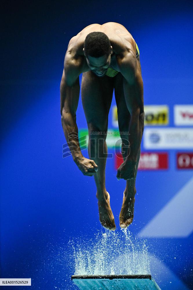 (SP)JAPAN-FUKUOKA-WORLD AQUATICS CHAMPIONSHIPS-DIVING-MEN-1M SPRINGBOARD