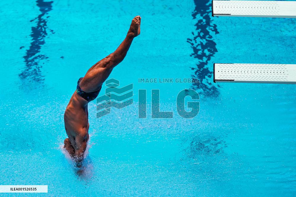 (SP)JAPAN-FUKUOKA-WORLD AQUATICS CHAMPIONSHIPS-DIVING-MEN-1M SPRINGBOARD