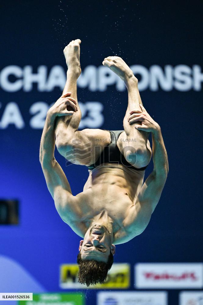 (SP)JAPAN-FUKUOKA-WORLD AQUATICS CHAMPIONSHIPS-DIVING-MEN-1M SPRINGBOARD