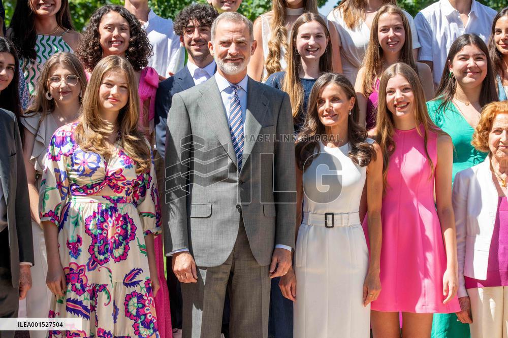Royals Attend The Board Meeting Of UWC Espana - Madrid