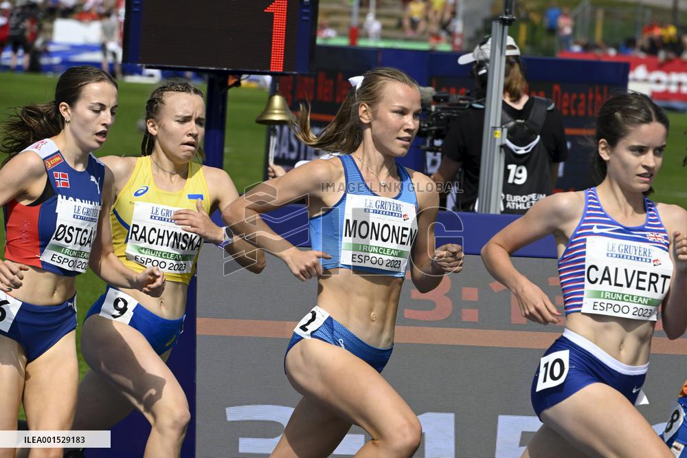 European Athletics U23 Championships 2023 Espoo, Finland