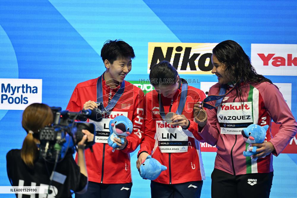 (SP)JAPAN-FUKUOKA-WORLD AQUATICS CHAMPIONSHIPS-DIVING-WOMEN-1M SPRINGBOARD-FINAL