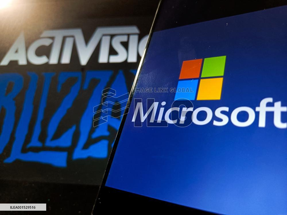 Illustration: Microsoft acquires Activision Blizzard
