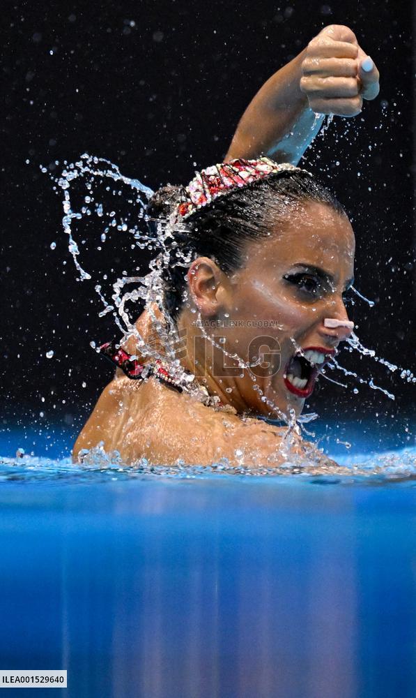 (SP)JAPAN-FUKUOKA-WORLD AQUATICS CHAMPIONSHIPS-ARTISTIC SWIMMING-WOMEN'S SOLO TECHNICAL