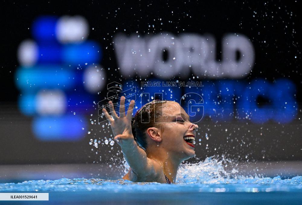 (SP)JAPAN-FUKUOKA-WORLD AQUATICS CHAMPIONSHIPS-ARTISTIC SWIMMING-WOMEN'S SOLO TECHNICAL