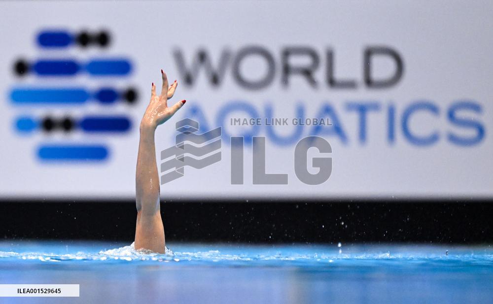(SP)JAPAN-FUKUOKA-WORLD AQUATICS CHAMPIONSHIPS-ARTISTIC SWIMMING-WOMEN'S SOLO TECHNICAL