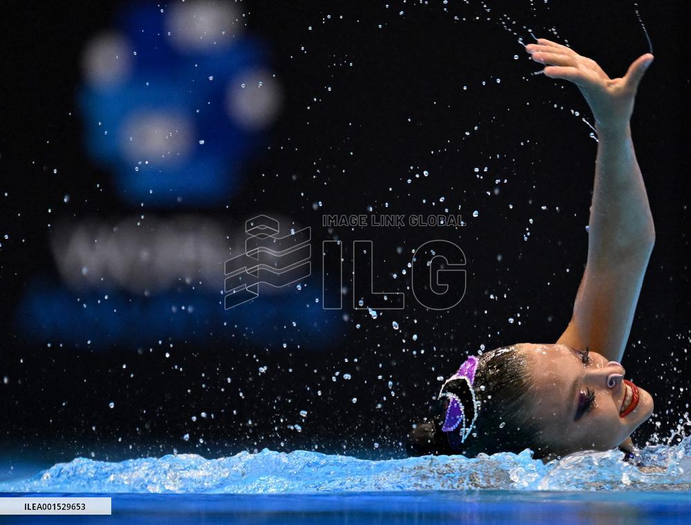 (SP)JAPAN-FUKUOKA-WORLD AQUATICS CHAMPIONSHIPS-ARTISTIC SWIMMING-WOMEN'S SOLO TECHNICAL
