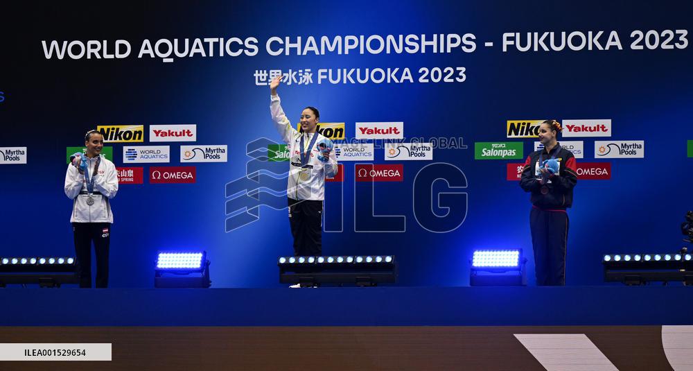(SP)JAPAN-FUKUOKA-WORLD AQUATICS CHAMPIONSHIPS-ARTISTIC SWIMMING-WOMEN'S SOLO TECHNICAL