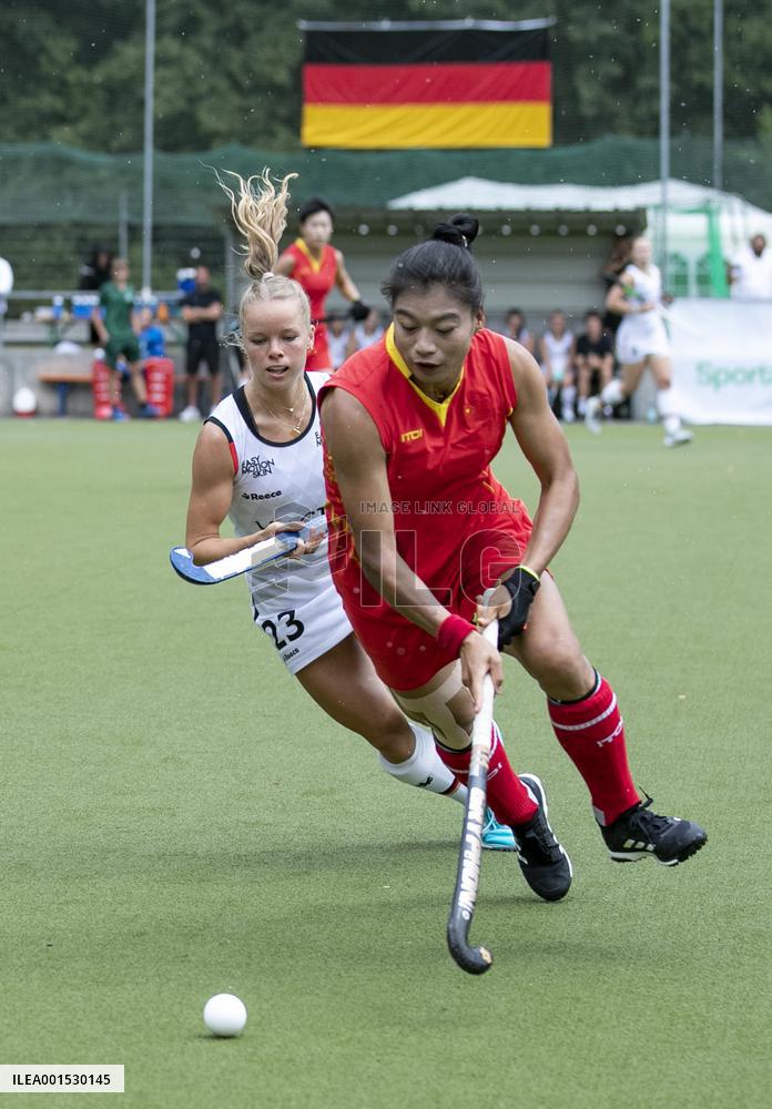 (SP)GERMANY-FRANKFURT-HOCKEY-FRIENDLY-CHN VS GER