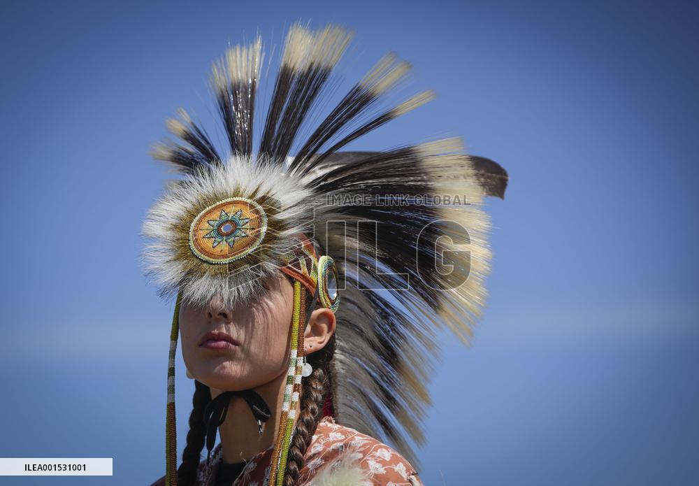 CANADA-VANCOUVER-SQUAMISH NATION YOUTH POW WOW