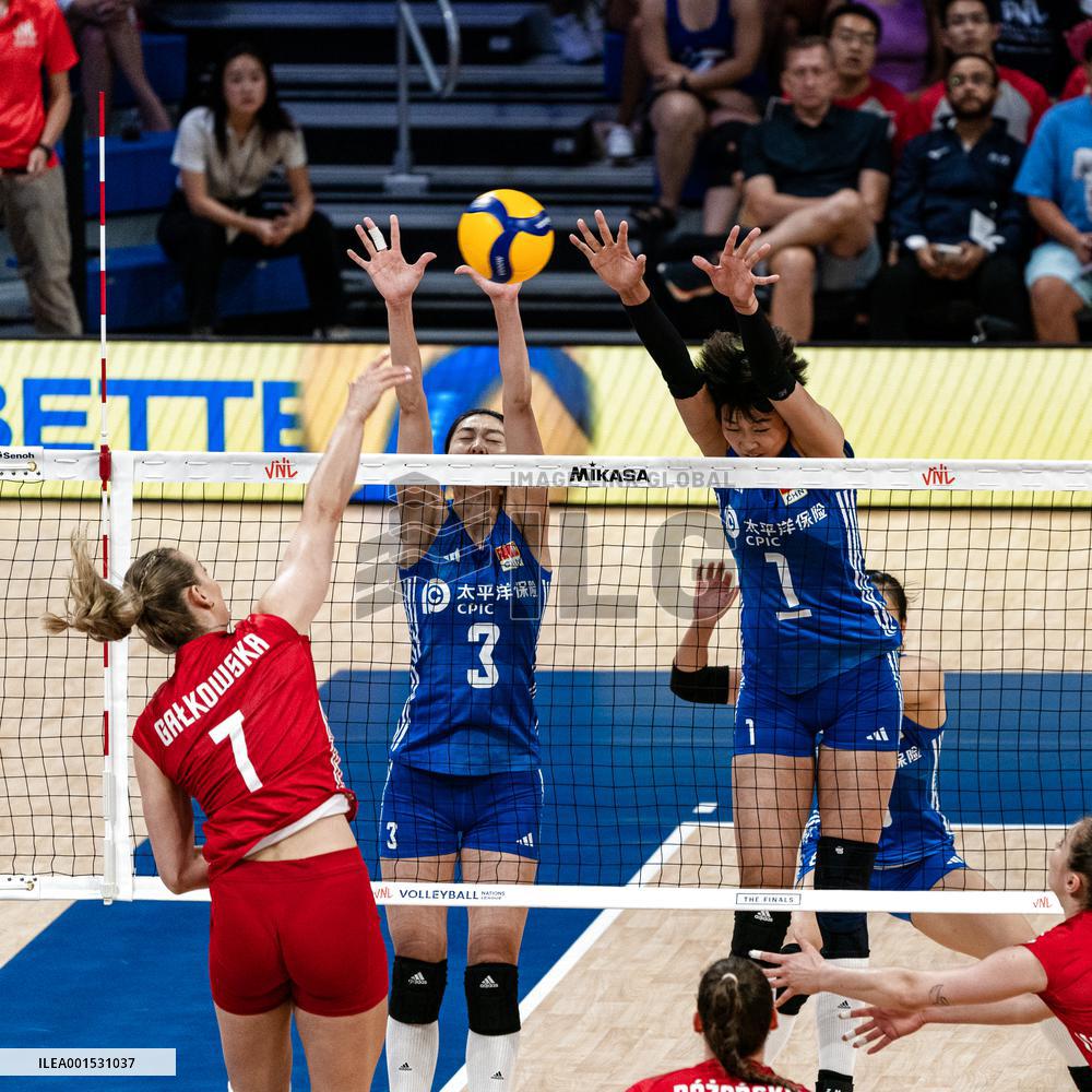 (SP)U.S.-ARLINGTON-VOLLEYBALL-NATIONS LEAGUE-WOMEN-CHINA VS POLAND