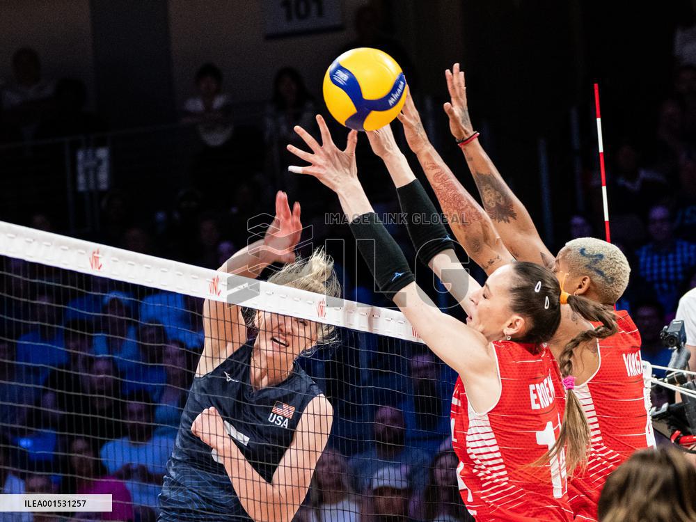 (SP)U.S.-ARLINGTON-VOLLEYBALL-NATIONS LEAGUE-WOMEN-TÜRKIYE VS USA