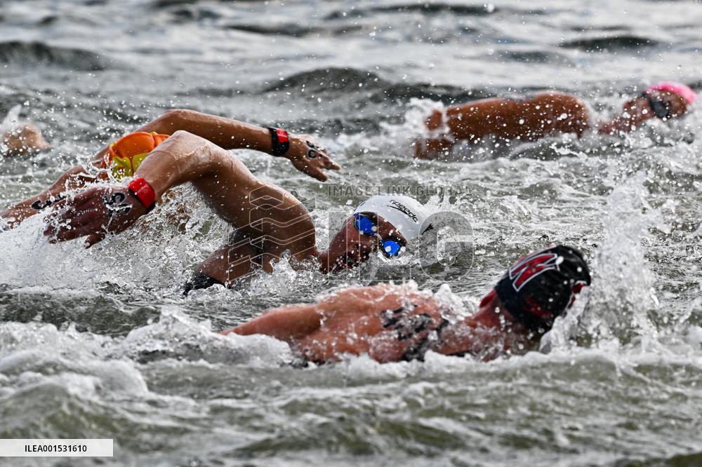 (SP)JAPAN-FUKUOKA-WORLD AQUATICS CHAMPIONSHIPS-OPEN WATER-MEN 10KM