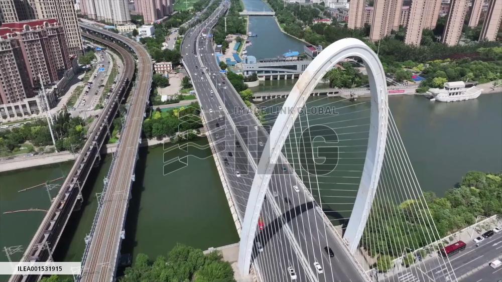 Flood rescue drill conducted in China's Tianjin