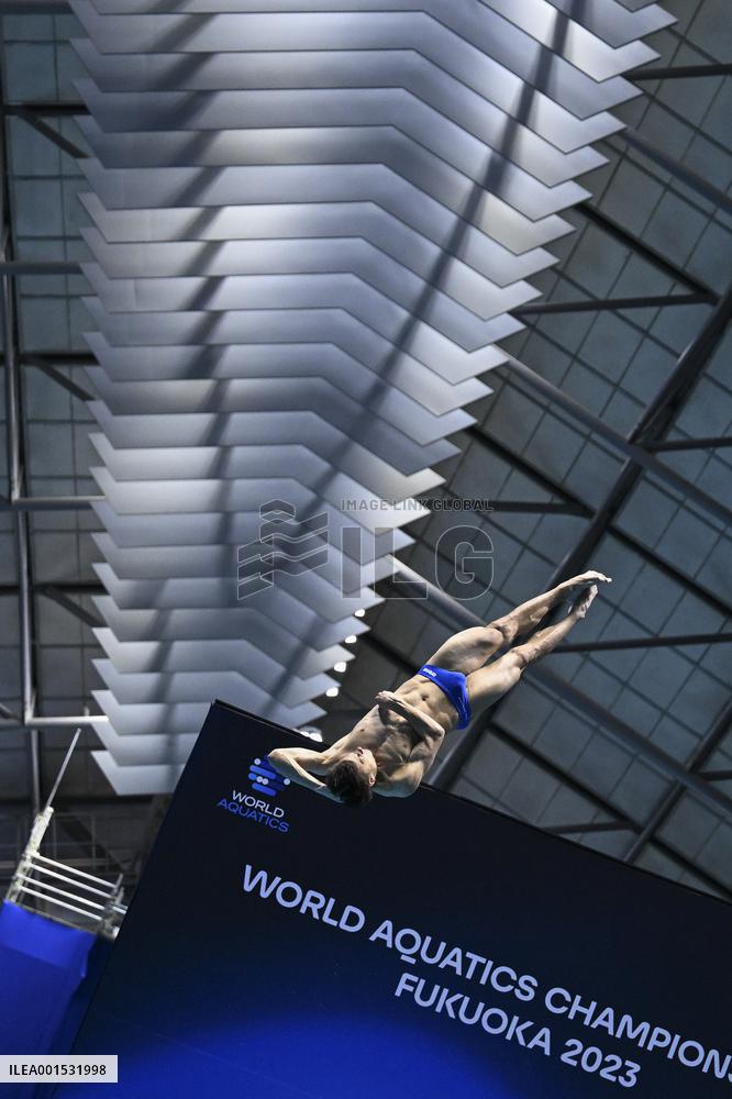 (SP)JAPAN-FUKUOKA-WORLD AQUATICS CHAMPIONSHIPS-DIVING-MEN-1M-FINAL
