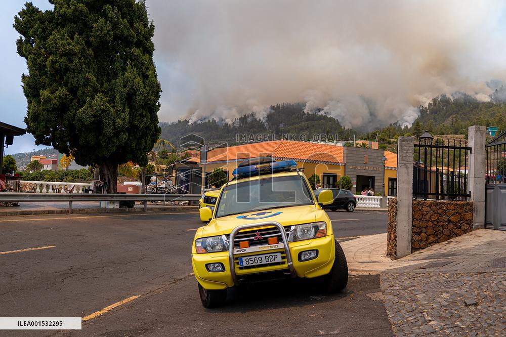 Forest Fire In Canary Islands
