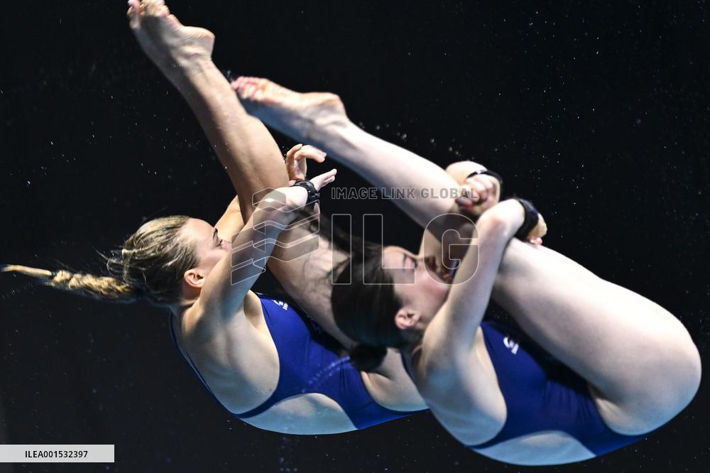 (SP)JAPAN-FUKUOKA-WORLD AQUATICS CHAMPIONSHIPS-DIVING-WOMEN-10M SYNCHRONISED-FINAL