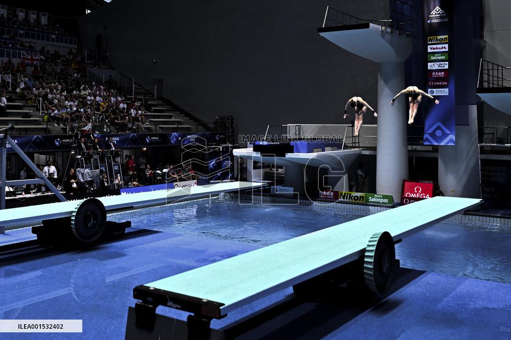 (SP)JAPAN-FUKUOKA-WORLD AQUATICS CHAMPIONSHIPS-DIVING-WOMEN-10M SYNCHRONISED-FINAL