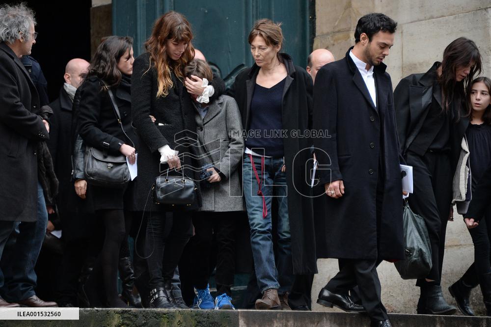 Kate Barry Funeral - Paris