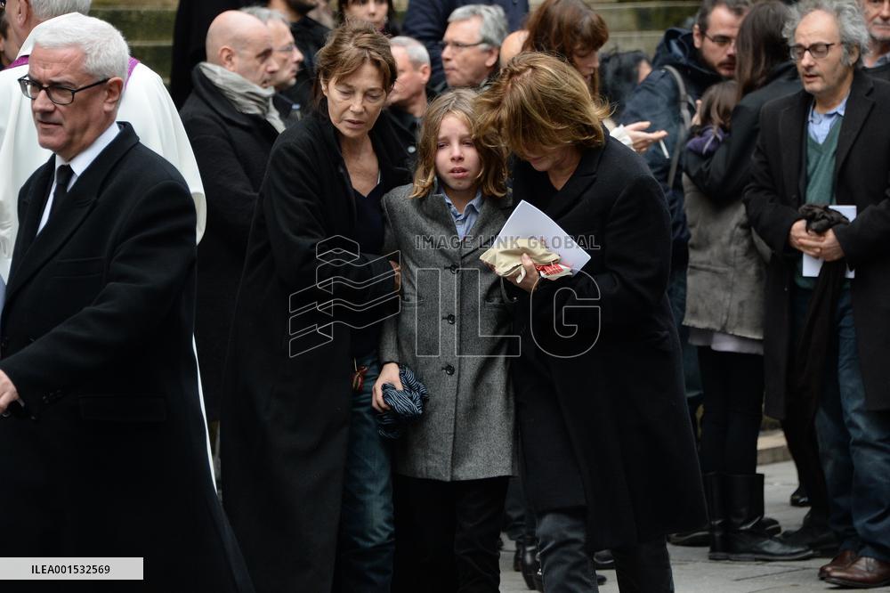 Kate Barry Funeral - Paris