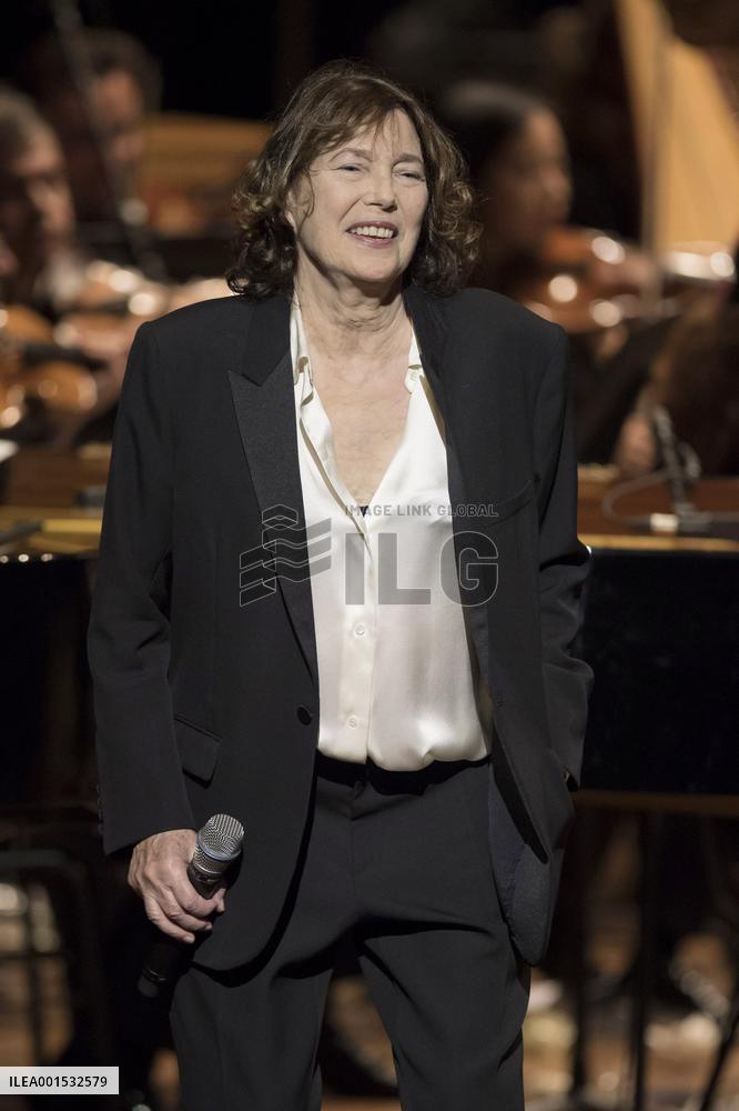 Jane Birkin sur scene pour "Gainsbourg Symphonique"