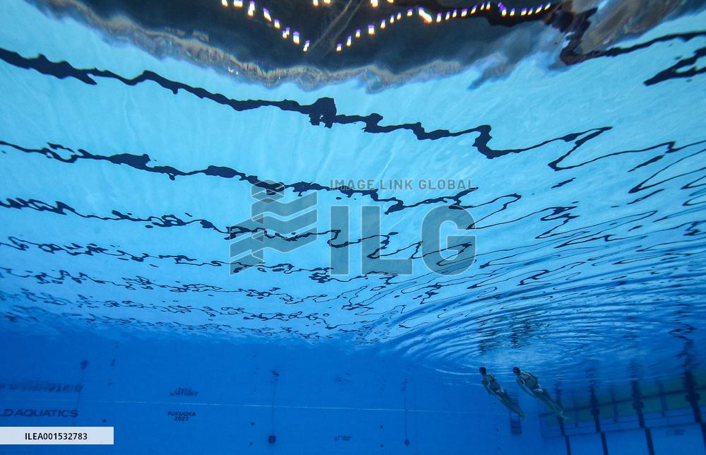 (SP)JAPAN-FUKUOKA-WORLD AQUATICS CHAMPIONSHIPS-ARTISTIC SWIMMING-WOMEN'S DUET TECHNICAL