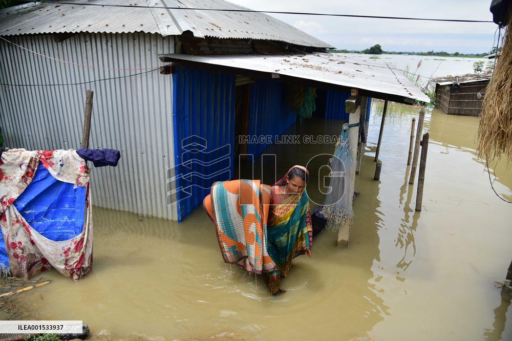 INDIA-ASSAM-MORIGAON-FLOOD