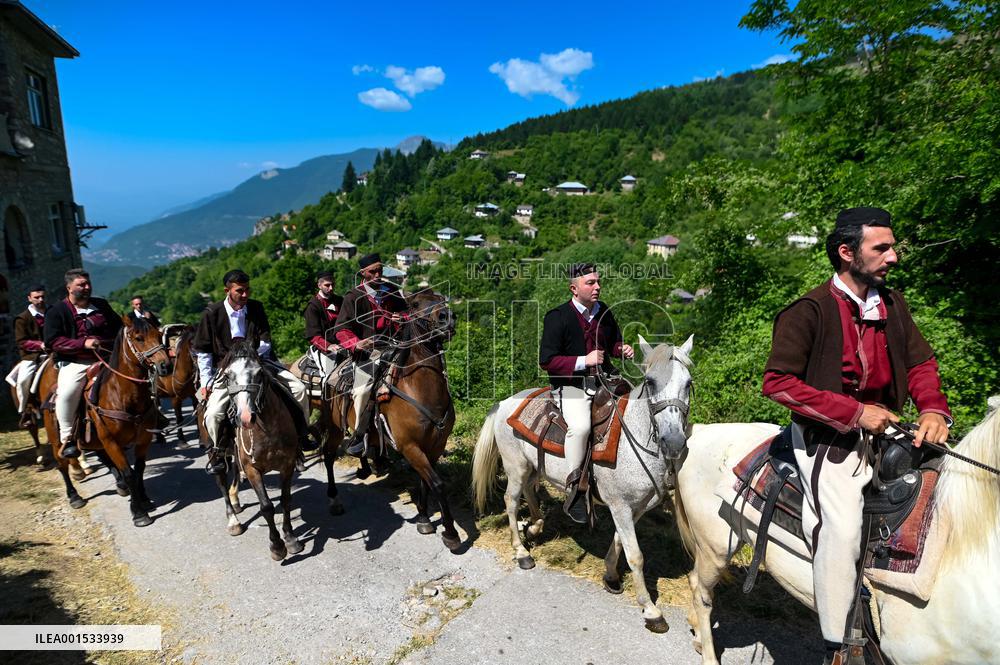 NORTH MACEDONIA-SKOPJE-TRADITIONAL WEDDING