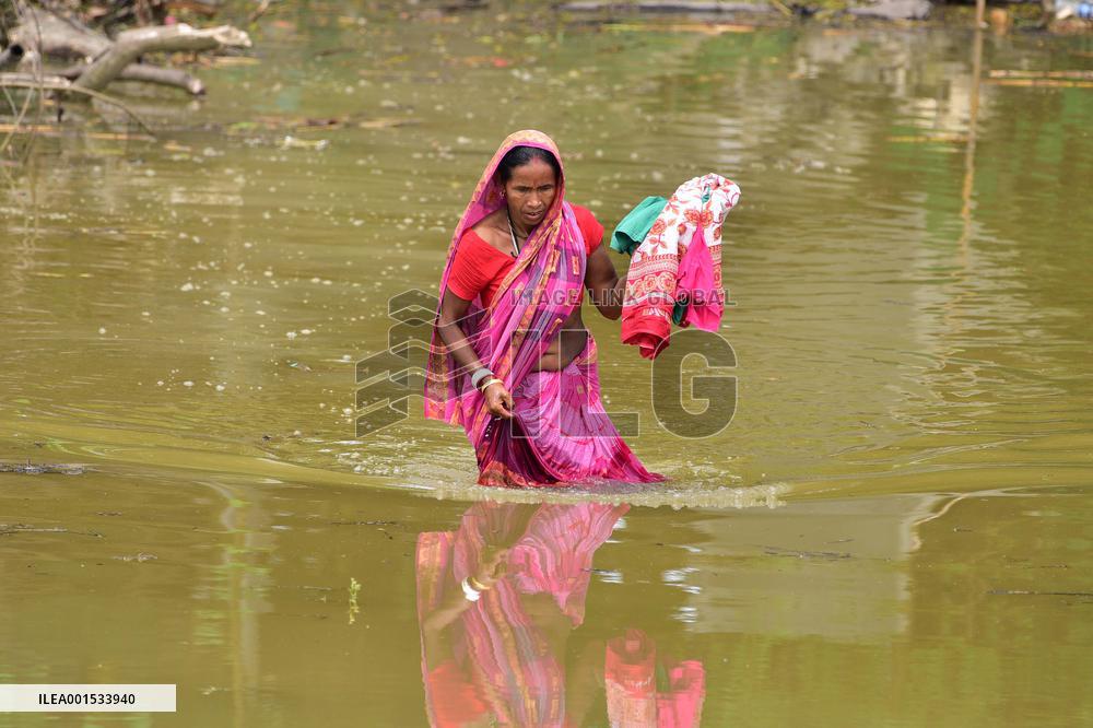 INDIA-ASSAM-MORIGAON-FLOOD