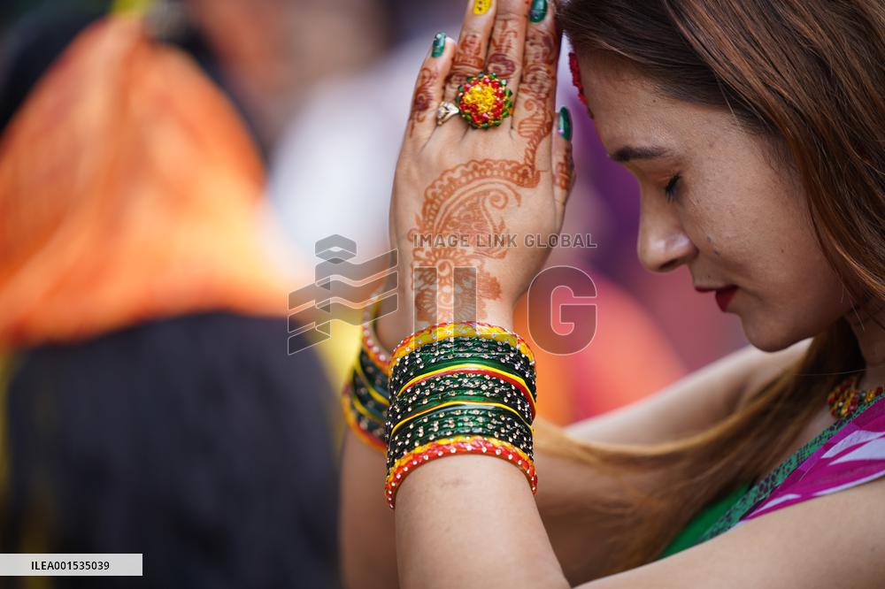 NEPAL-LALITPUR-SHRAWAN-PRAYERS