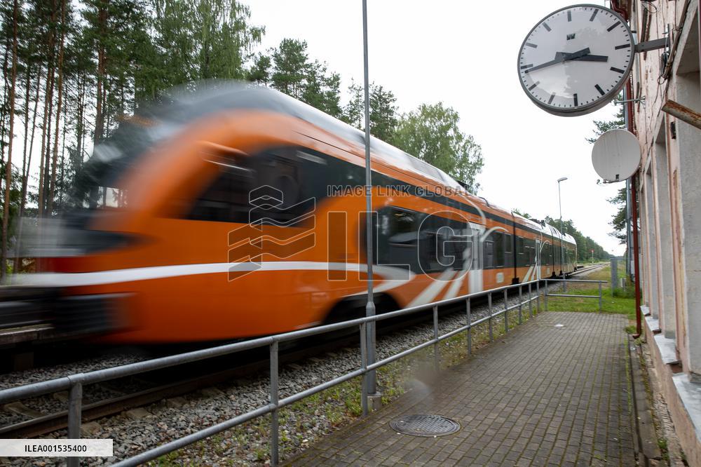 Crash between car and train