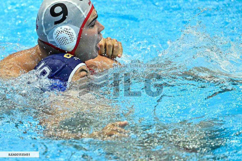 (SP)JAPAN-FUKUOKA-WORLD AQUATICS CHAMPIONSHIPS-WATER POLO-CHINA VS CANADA