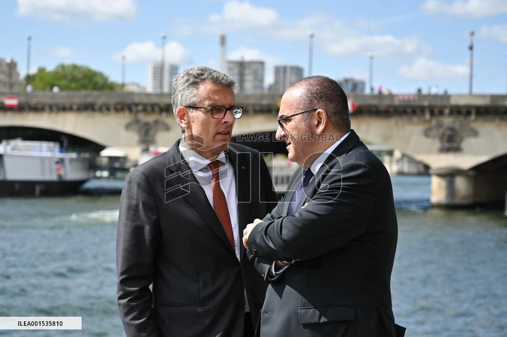 Paris 2024 Rehearsal Press Conference - Paris