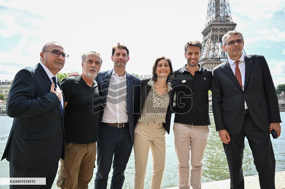 Paris 2024 Rehearsal Press Conference - Paris