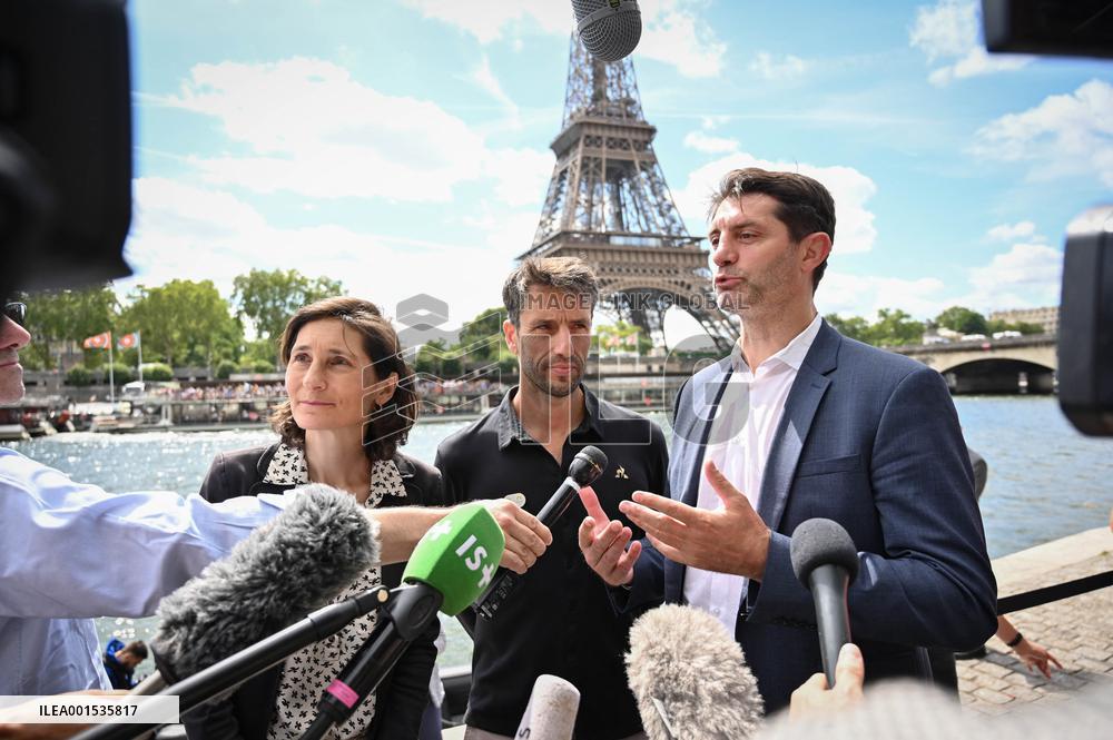 Paris 2024 Rehearsal Press Conference - Paris