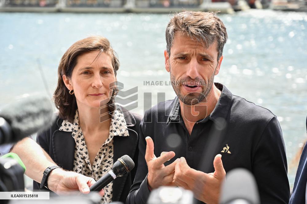 Paris 2024 Rehearsal Press Conference - Paris