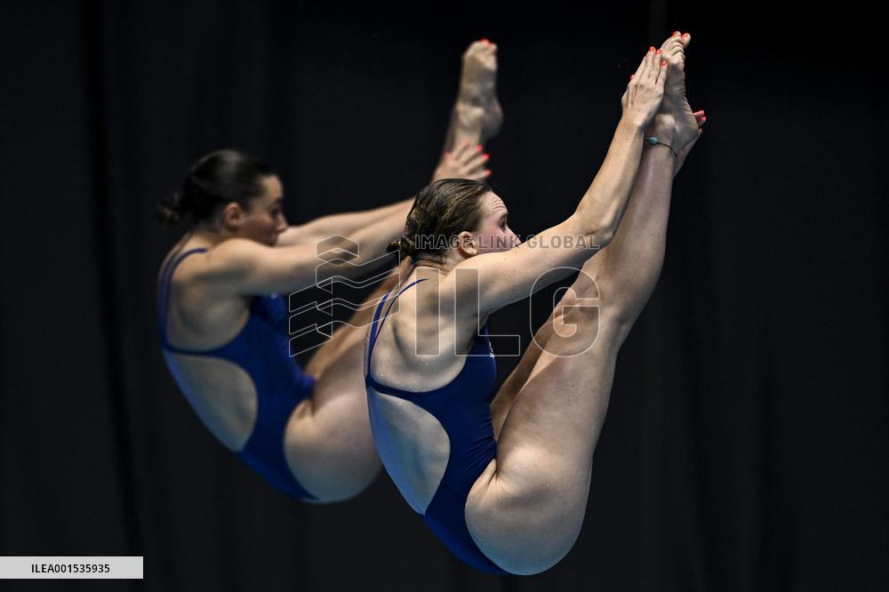 (SP)JAPAN-FUKUOKA-WORLD AQUATICS CHAMPIONSHIPS-DIVING-WOMEN-3M SYNCHRONISED-FINAL