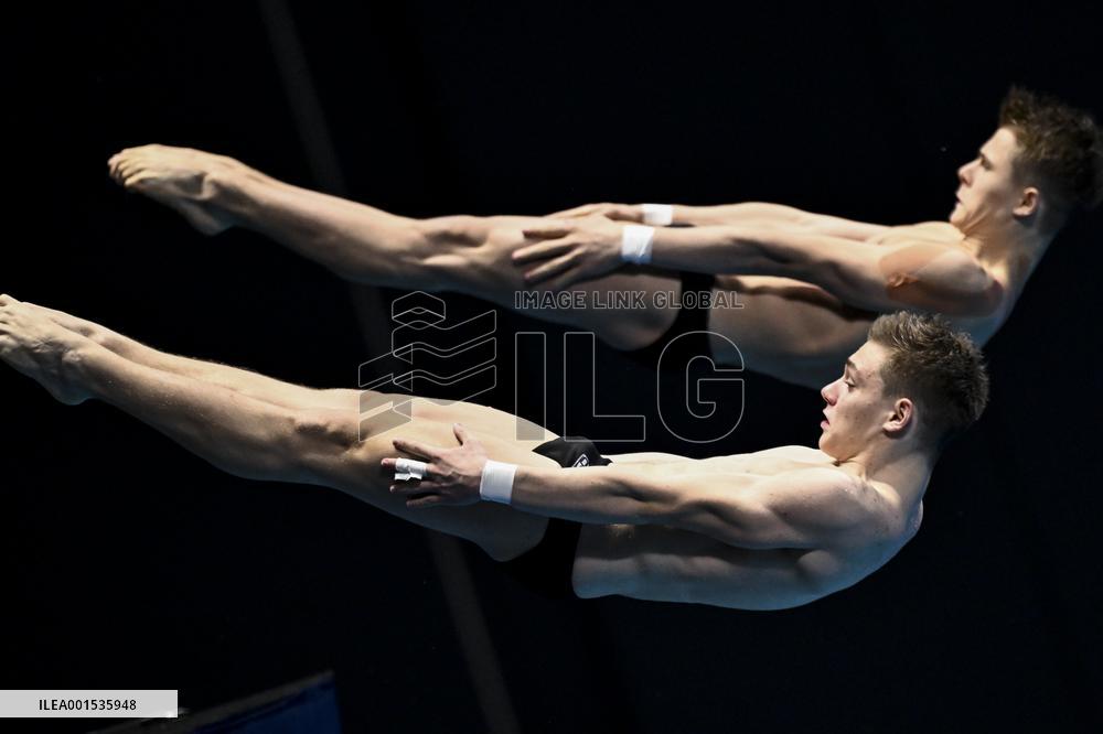 (SP)JAPAN-FUKUOKA-WORLD AQUATICS CHAMPIONSHIPS-DIVING-MEN-10M SYNCHRONISED-FINAL