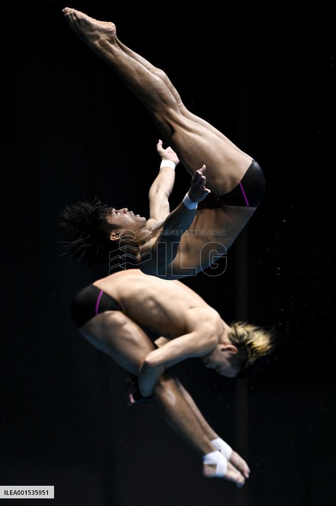 (SP)JAPAN-FUKUOKA-WORLD AQUATICS CHAMPIONSHIPS-DIVING-MEN-10M SYNCHRONISED-FINAL