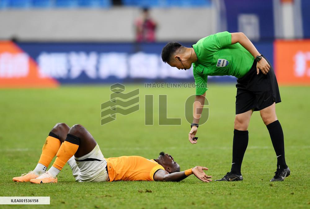(SP)CHINA-QINGDAO-FOOTBALL-CSL-QINGDAO HAINIU VS HENAN (CN)