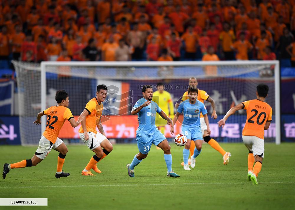 (SP)CHINA-QINGDAO-FOOTBALL-CSL-QINGDAO HAINIU VS HENAN (CN)