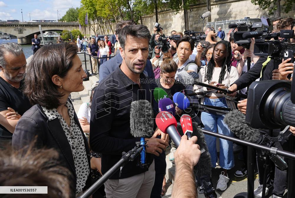 Paris Olympics opening ceremony test