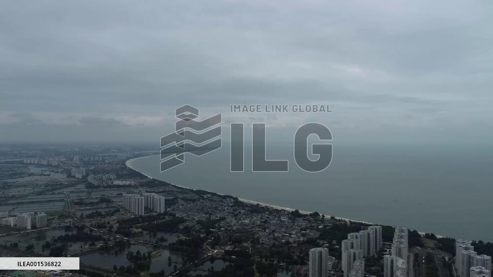 Typhoon Talim makes landfall in China's Guangdong