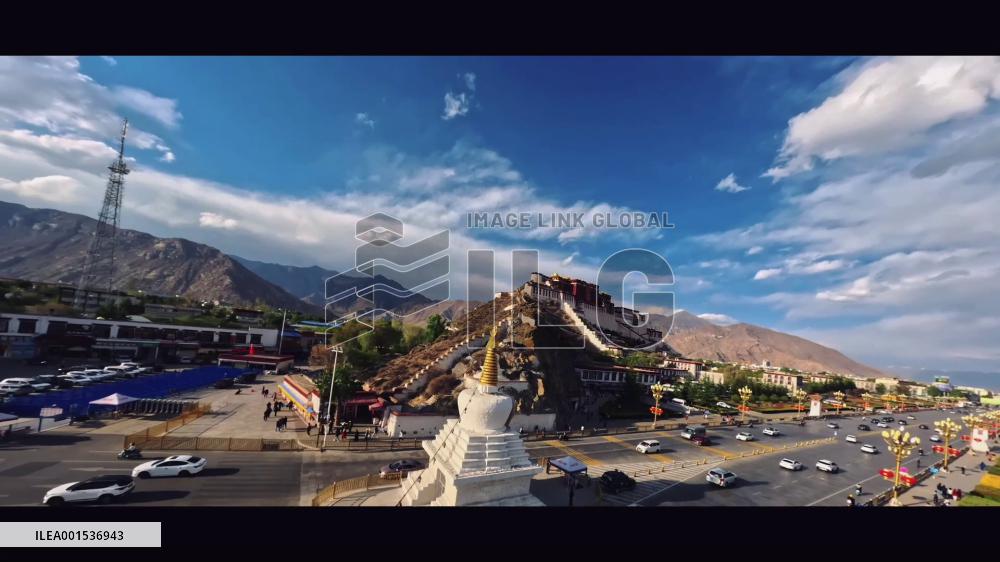 Discovering Tibet with FPV drone: Potala Palace