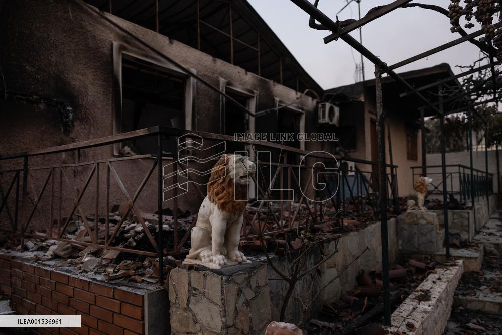 GREECE-LOUTRAKI-WILDFIRES
