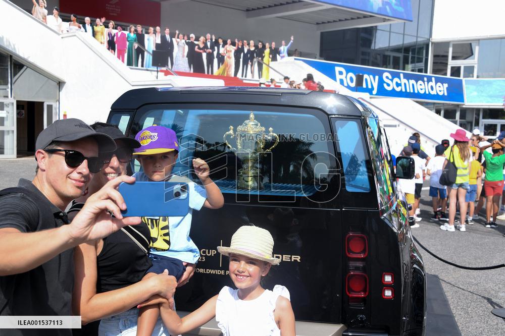 Webb Ellis Cup On Display - Cannes