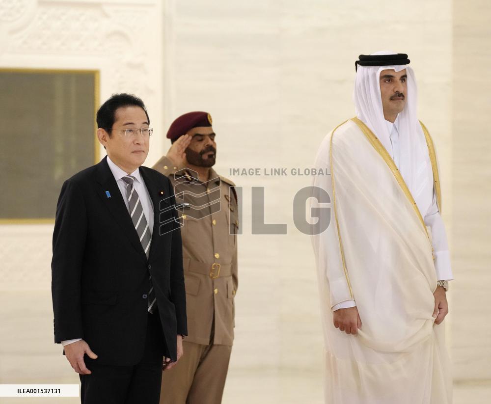Japan PM Kishida in Qatar