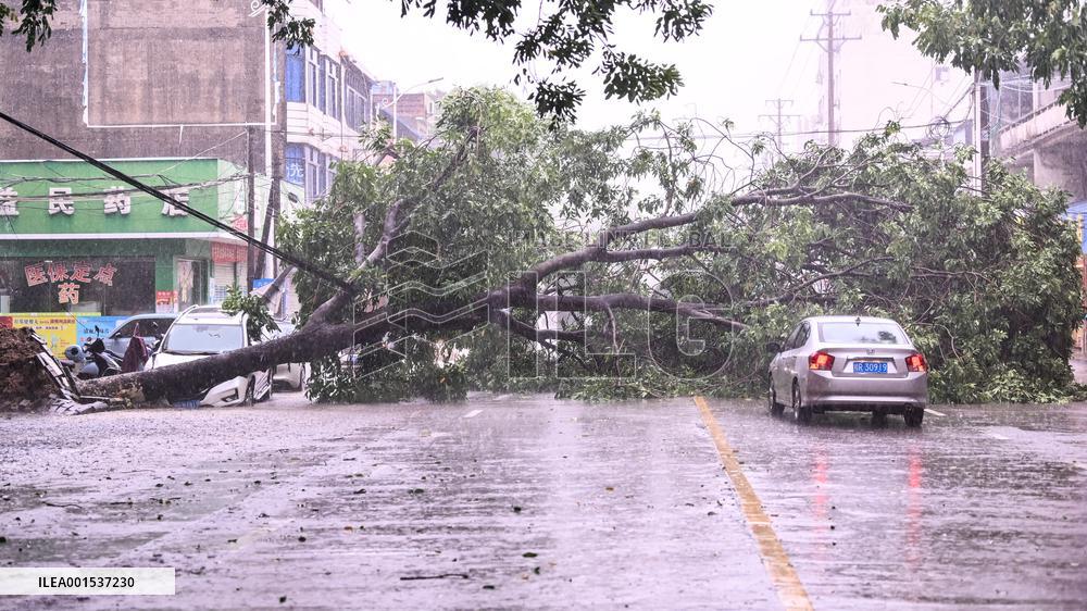 CHINA-GUANGXI-TYPHOON TALIM-2ND LANDFALL (CN)